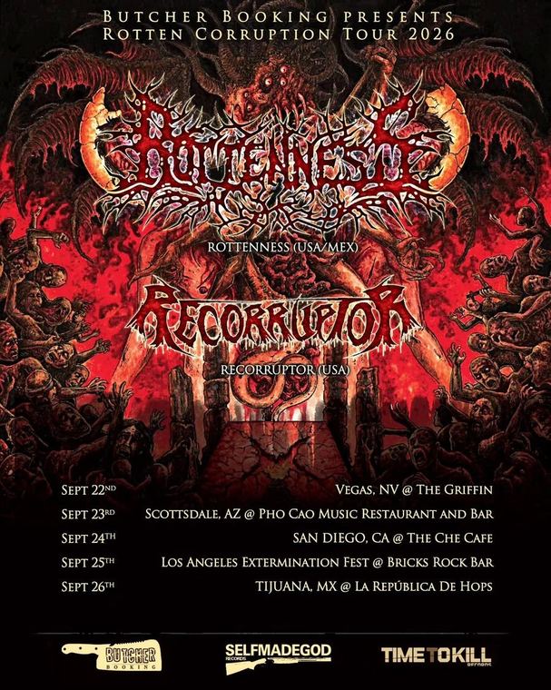 Rotten Corruption Tour 2026 poster
